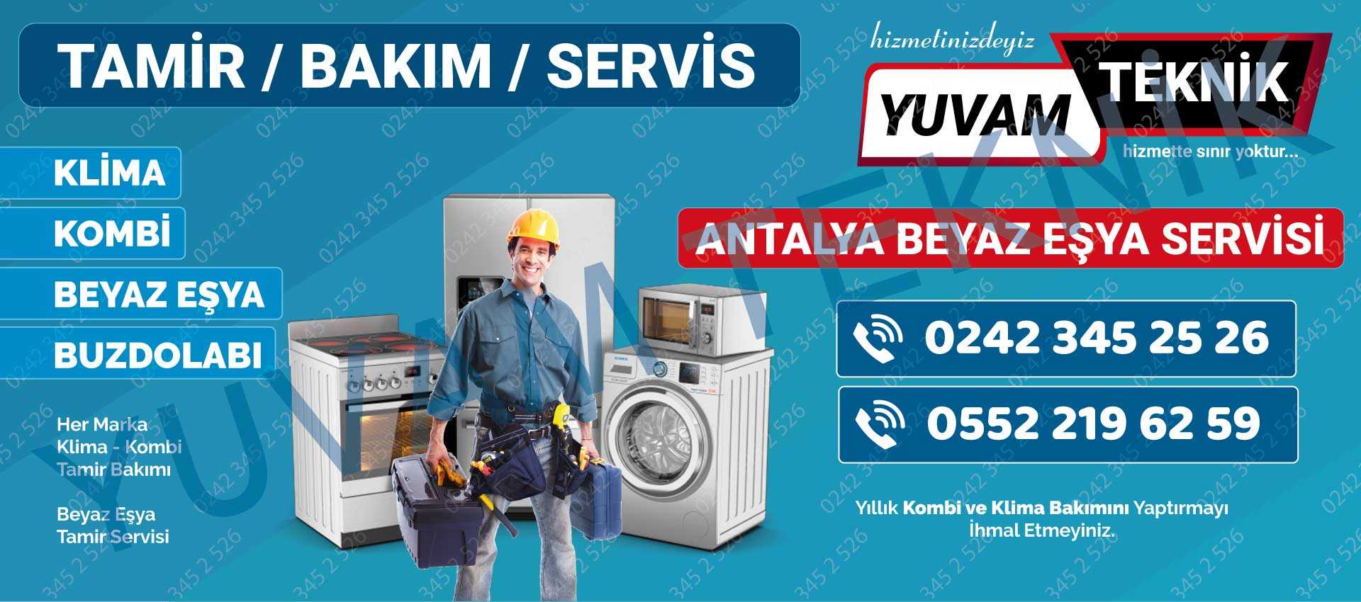 Antalya Çamaşır Makinesi Tamircileri - Kızıltoprak Özel Servisleri